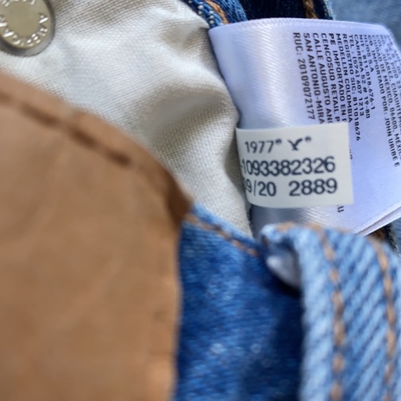 American Eagle 90’s Slim boyfriend jeans 0 Short - Picture 7 of 8